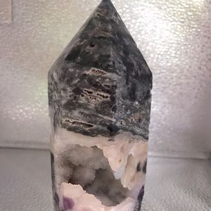 Geode rainbow flourite tower